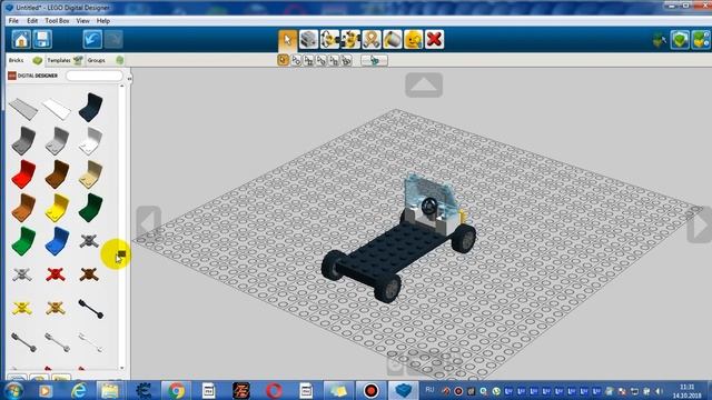 КАК ПОСТРОИТЬ МАШИНКУ В ПРОГРАМЕ LEGO DIGITAL DESIGNER смотреть онлайн