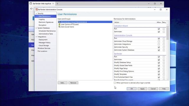 Bartender Print Portal смотреть онлайн