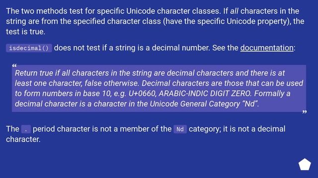 Difference between isnumeric and isdecimal in Python смотреть онлайн