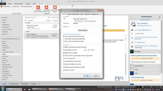 SugarCRM User Group: Outlook Plug-in смотреть онлайн