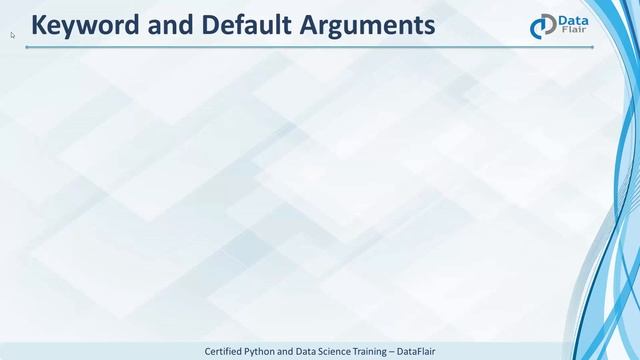 Python Function Arguments смотреть онлайн