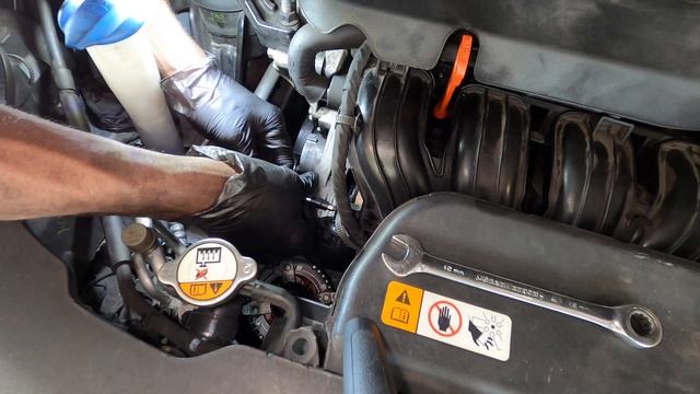 replacing the alternator on a Hyundai Sonata
