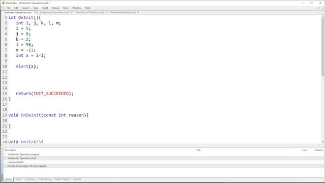 ARITHMETIC OPERATIONS #coding #programming #mql5 #technology смотреть онлайн