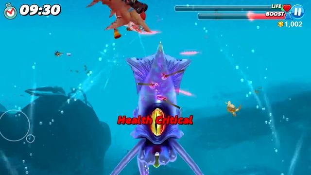 MEGALODON + MR SNAPPY + BUZZ vs GIANT SQUID BOSS!!! (HUNGRY SHARK WORLD) смотреть онлайн