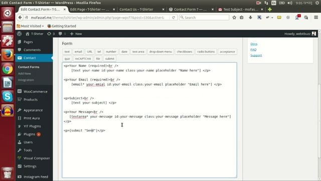 How to use Contact Form 7 in WordPress Like Pro in 2016 | Part 2 of 4 смотреть онлайн