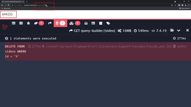 Query Builder Laravel | DELETE Raw (crudo) смотреть онлайн