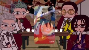 Marines + Admirals react to Luffy || One piece || Gacha React