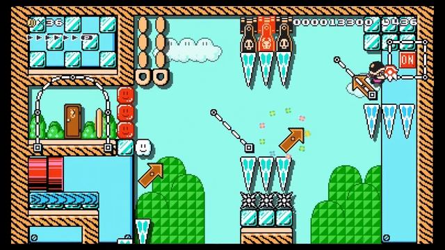 □Spiny Game■ Carry Spiny to Next Room before it Wakes Up! - SMM2 AMAZING Level Showcase! смотреть онлайн