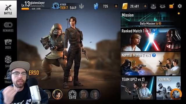 Star Wars: Force Arena - The Last Jedi? or New Legendary cards!? смотреть онлайн