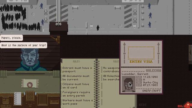 Let's Play Papers, Please - Day 7 смотреть онлайн