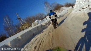 Воткинск. Зимний мотокросс. 23.02.24 г.