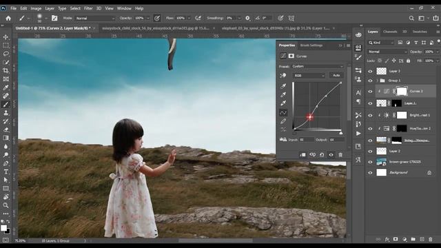 Balloon X Elephant Photoshop Tutorial | Surreal Photoshop - Tutorial Manipulation смотреть онлайн