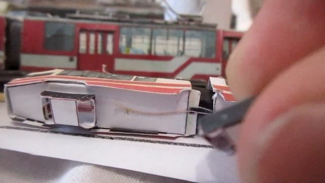 Троллейбусные мастерские для бумажного троллейбуса