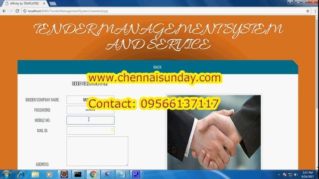 Tender Management System  - MongoDB