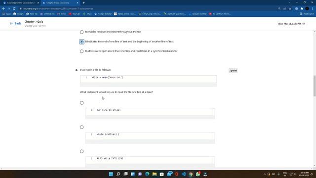 Python Data Structures Chapter 7 Quiz Answers [ Coursera] Programming For Everybody Chapter 7 Quiz смотреть онлайн
