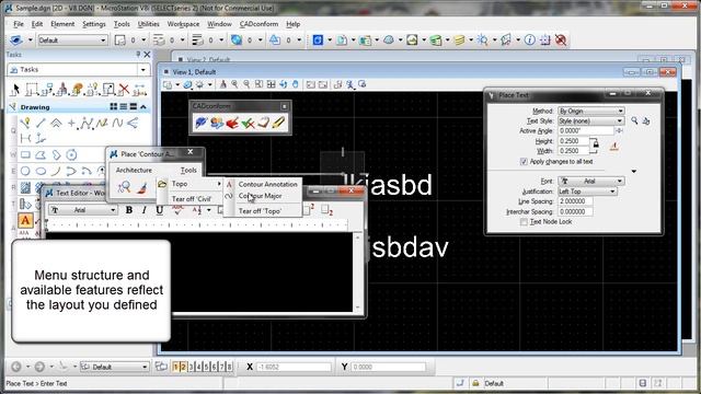 C4M Pt 7. Automatic Drafting Tools - CADconform for MicroStation смотреть онлайн
