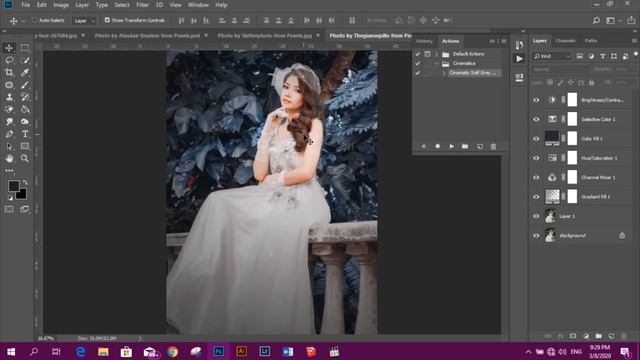 แจกฟรี Action Photoshop สไตล์ ภาพยนตร์ | Cinematic Soft Grey color Grading смотреть онлайн
