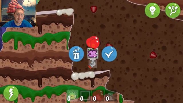 ИГРАЕМ в BadPiggies #32 Let's Play BadPiggies. Train Accidents, Mod