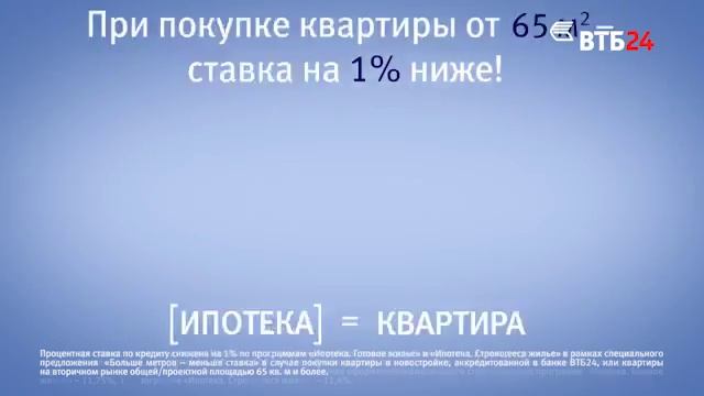 ВТБ24: Ипотека. Больше места для творчества (2017) смотреть онлайн