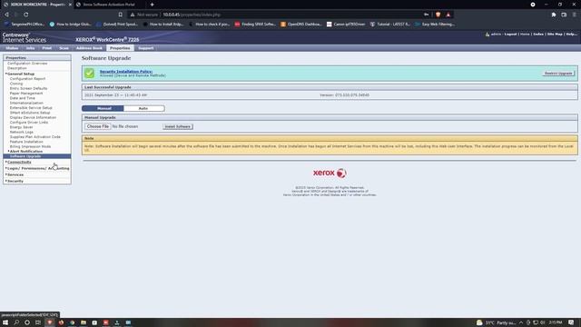 Adobe Postscript installation for WC7225 смотреть онлайн