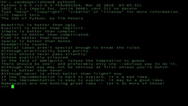 Why do u need to know the Zen of python ? смотреть онлайн