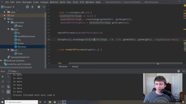 Double Buffer Graphics | Coding Geometry Dash in Java #3 смотреть онлайн