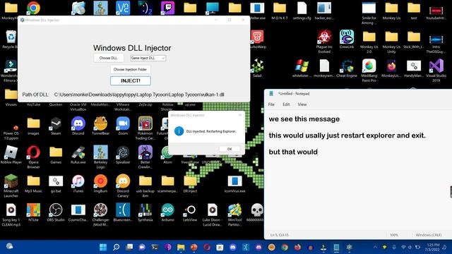 Dll.Inject (v1.0) Brand new joke program! смотреть онлайн