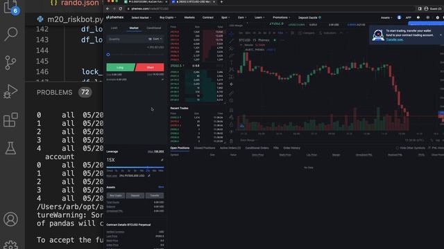 Risk management algorithmic trading bot in python (Crypto KILL SWITCH) смотреть онлайн