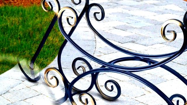 Стильная напольная подставка для цветов кованая цветочница для 2 вазонов на два горшка из металла смотреть онлайн