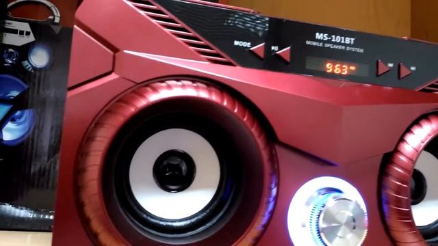 Портативная Колонка MS-101 с USB/SD/FM/Bluetooth смотреть онлайн