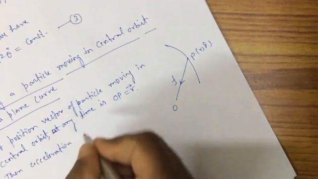 Motion of particle in central orbit 1-Dr. Vinit Verma смотреть онлайн