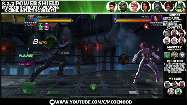 MCOC Act 8.2.3 - Weapon: X-Gene, Power Shield, Staggering Beauty, Inflicting Debuffs,Intercept-Rona смотреть онлайн