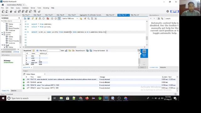 MySQL JOINS :-MySQL INNER JOIN , MySQL LEFT OUTER JOIN , MySQL RIGHT OUTER JOIN смотреть онлайн
