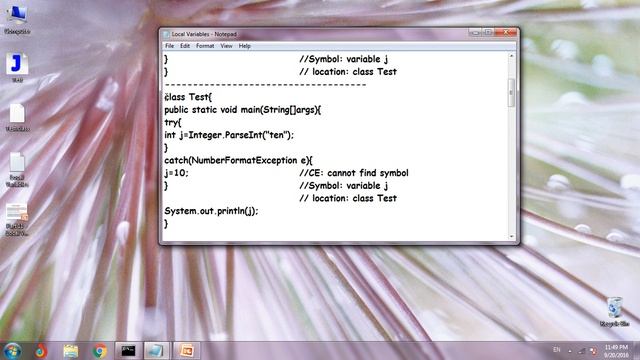 Part 11 Local Variables in java смотреть онлайн