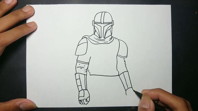 How to Draw The Mandalorian from Star Wars смотреть онлайн