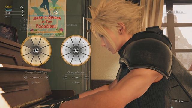 FINAL FANTASY VII REBIRTH DEMO Piano mini game смотреть онлайн