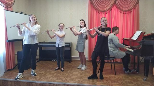 Квартет флейт-аранжировка А.Володин "Попурри". смотреть онлайн