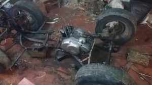 Самодельный квадроцикл, двигатель от ИЖ Юпитер 5
