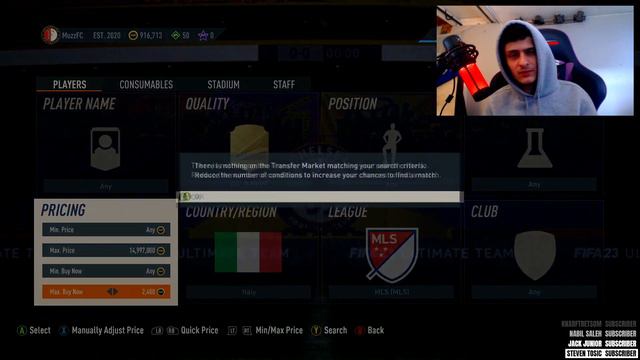 Make 100K RIGHT NOW with these Sniping Filters! 🤩 (FIFA 23 BEST SNIPING FILTERS TO MAKE COINS) смотреть онлайн