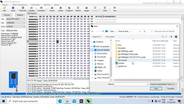 GTX1050TI 2GB FAKE TRANSFORMADA EM GTS450 2GB