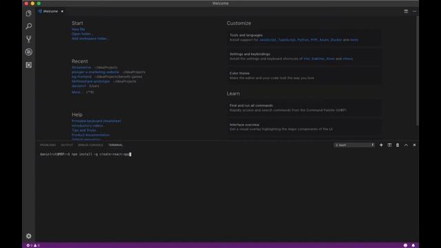 Instalar create-react-app con Node.js y NPM para crear aplicaciones web en segundos смотреть онлайн