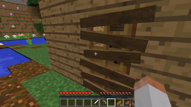 МОЙ САМЫЙ ПЕРВЫЙ ДОМ В МАЙНКРАФТ ! #майнкрафт смотреть онлайн