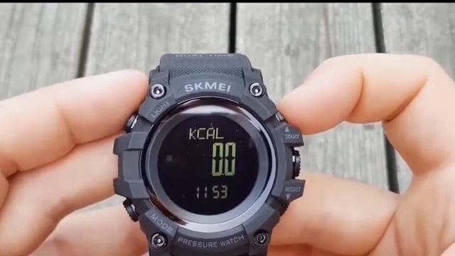 Тактические часы SKMEI 1358 PROCESSOR с компасом, барометром, термометром, альтиметром. смотреть онлайн