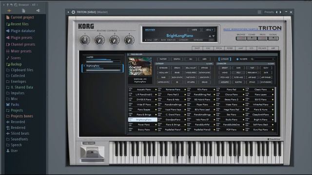 KORG TRITON v1.3.3 Super Sound Piano Collections For Free [HQ Music] смотреть онлайн