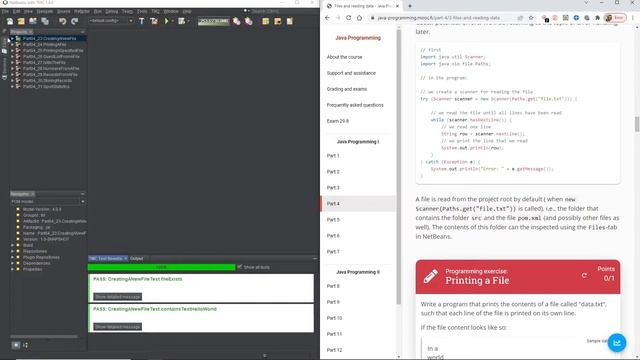20. Java Helsinki Uni MOOC programming 1 part 4! Files and Reading Data Part 1 of 3 смотреть онлайн