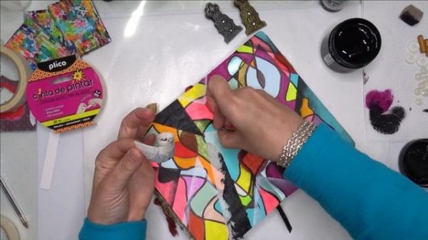 TUTORIAL ART JOURNAL:  GRAFFITI "ART IS LOVE"