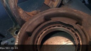 Ремонт подвесного подшипника фургона МАН  | Кардан Ремонт Юра ©