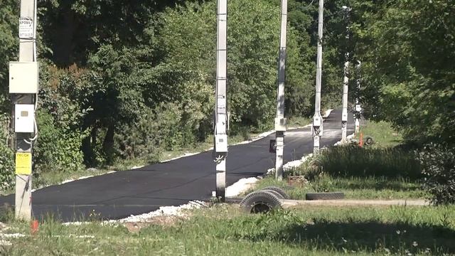 Завершился ремонт дороги на улице Грибовская смотреть онлайн