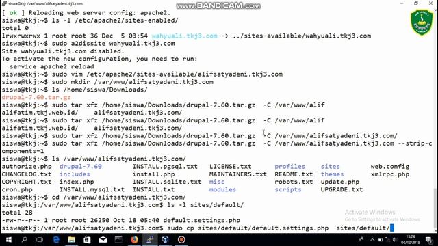Installation Drupal 7.6 On Linux Debian 7.8 - Tutorial смотреть онлайн