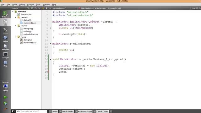 5. Pasar de ventana a ventana Qt5 C++ смотреть онлайн